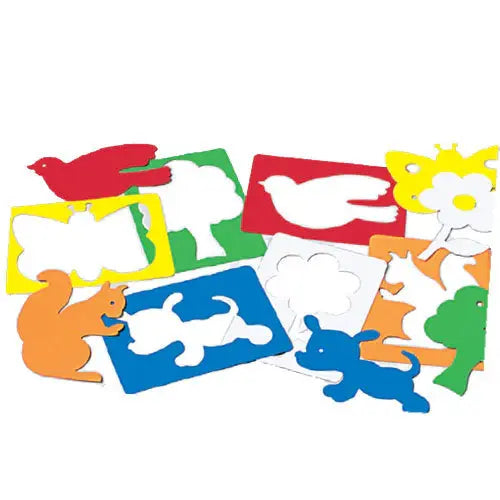 STENCIL: OUTDOOR THEME - 8.75"X6.75" - 6 PACK - Creative Kids