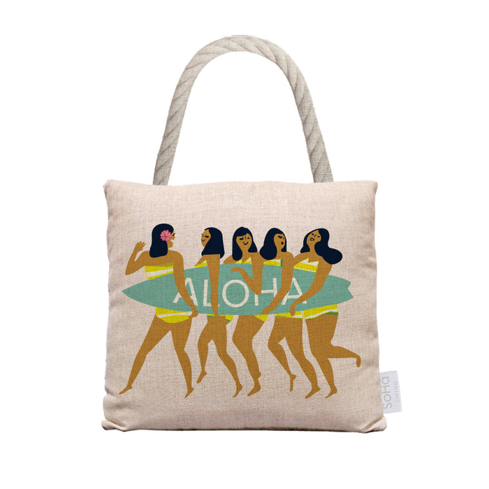 *Surfer Girls Aloha Door Hanger