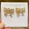 Tandy Gold Bow Earrings by Meghan Browne - Lyla's: Clothing & Gifts - Online and Rockwall Texas Boutique