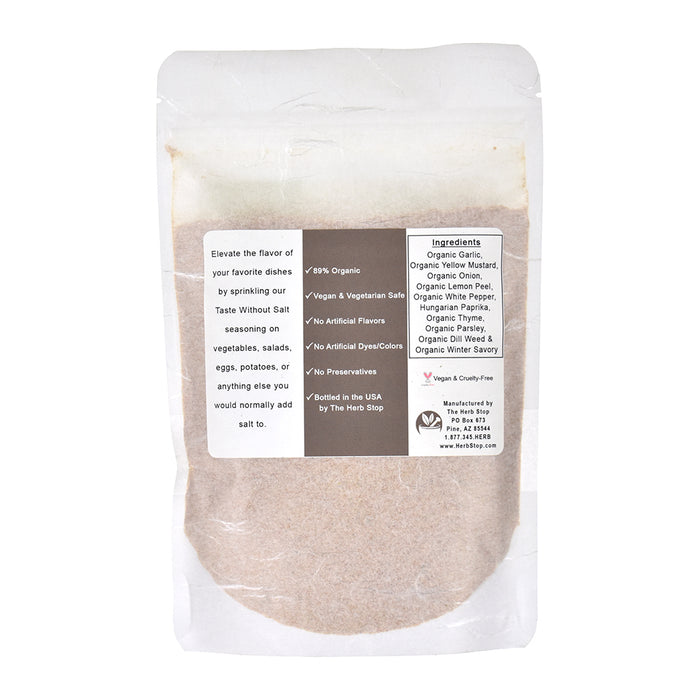 Organic Taste Without Salt Seasoning - Bag Back