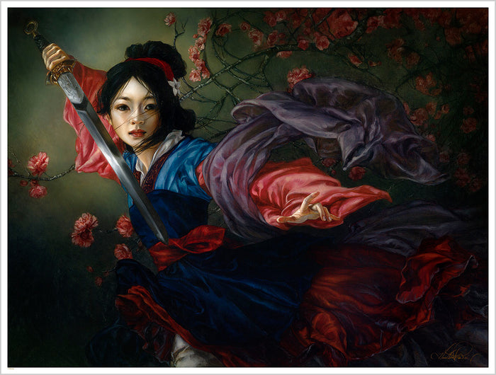 "The Elegant Warrior" by Heather Edwards |Lithograph
