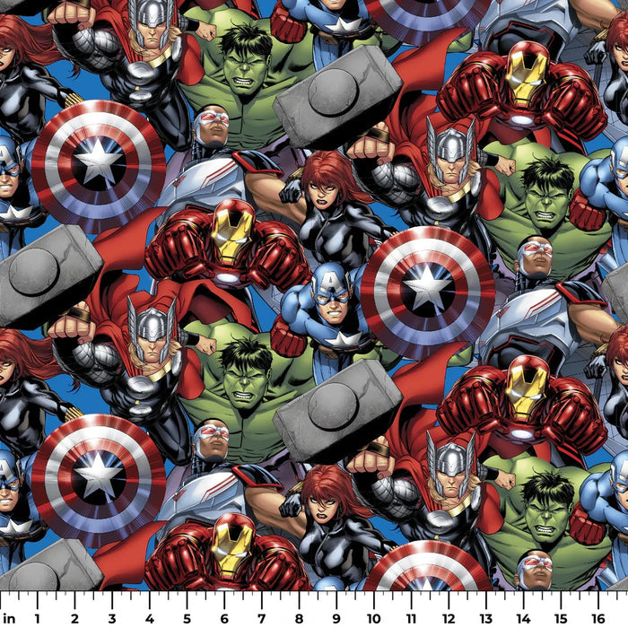 Threads of Justice – Marvel Avengers Cotton Fabric