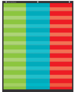 THREE COLUMN POCKET CHART - Creative Kids
