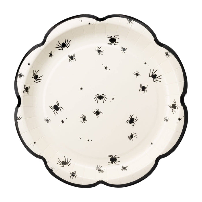 Tiny Spiders Paper Plates 9" - bubblegum market