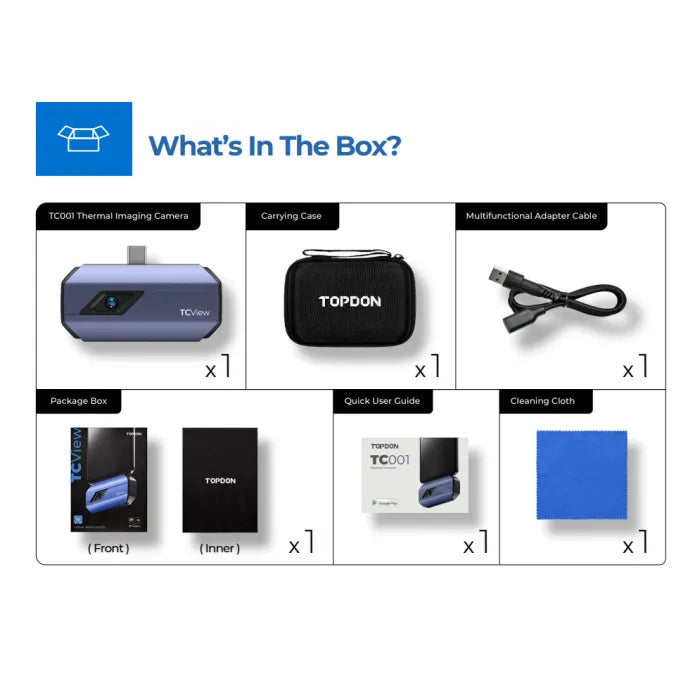 TOPDON TCView What's In The Box