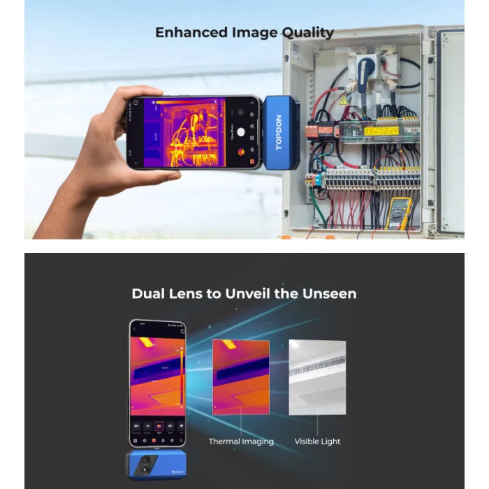 TOPDON TCView Plus Dual Lens Infrared Thermal Camera