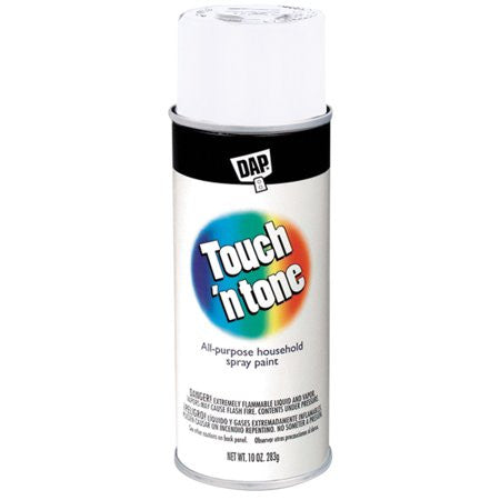 TOUCH N' TONE SPRAY PAINT: GLOSSY  WHITE 10oz
