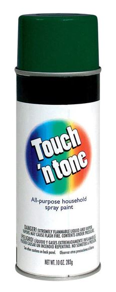 TOUCH N' TONE SPRAY PAINT: HUNTER GREEN 10oz