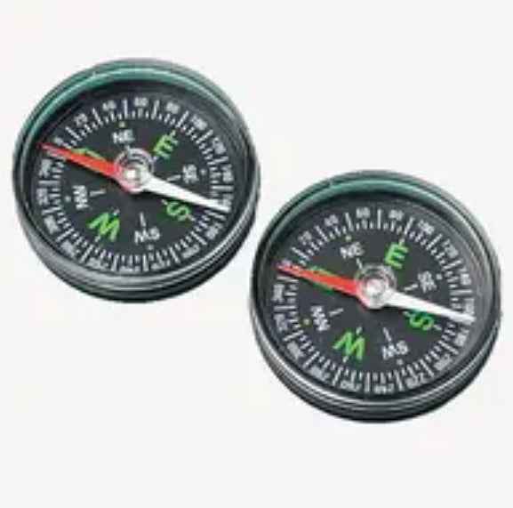 TOY COMPASSES  1.5" - 12 PACK