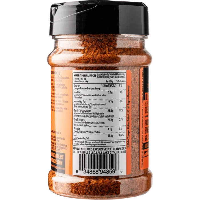 Traeger Garlic & Chili Pepper Rub 200g - BBQ Land