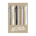 TTPD / ALL'S FAIR IN LOVE AND POETRY Swifie Jotter Pen Set - bubblegum market