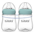 tutots Baby Feeding Bottle, Anti-Colic, BPA-Free 250 ml Green - Pack of 2