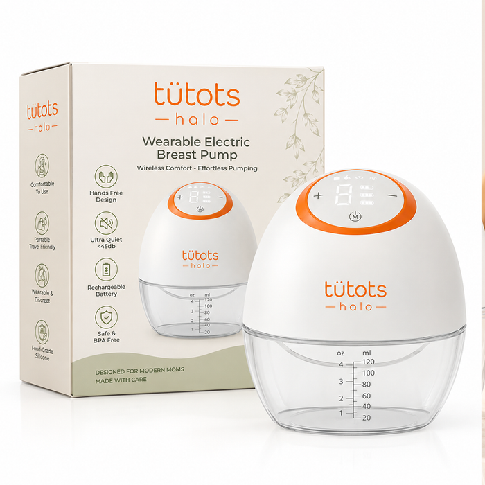 tutots halo electrical wearable breast pump