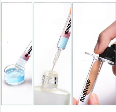 Vacuum Syringe Cosmetics Travel Storage(4 pcs)