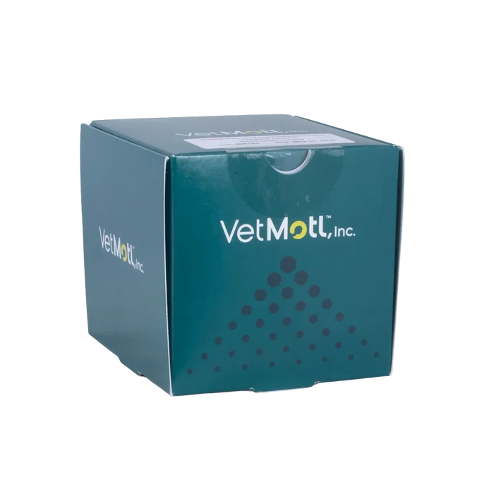 VetMotl Sperm Separation Device,"Teal product box with top flap shown at an angle"