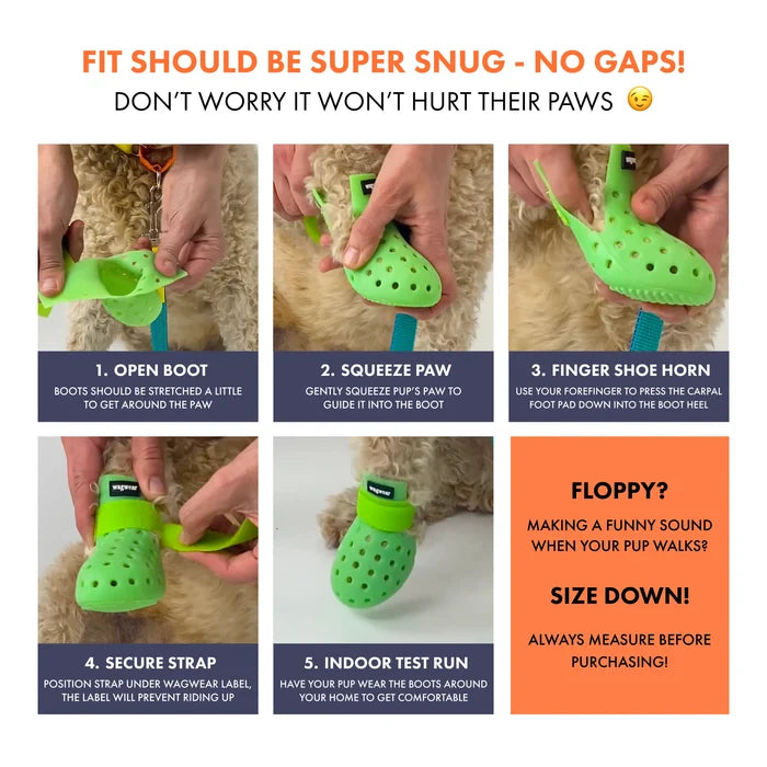 WagWellies Mojave Neon Orange
