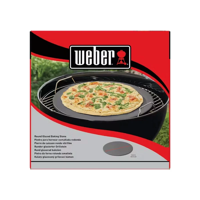 Weber Glazed Pizza Stone Round 36cm