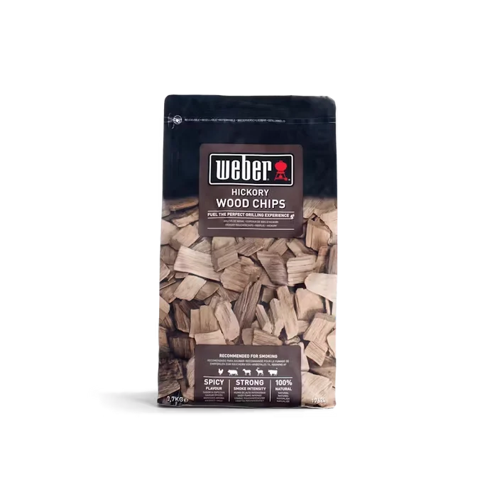 Weber Hickory Wood Chips for BBQ Smoking 700g