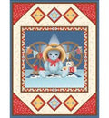 Western COWBOY BEAR BABY PANEL #6 Cotton Panel Fabric