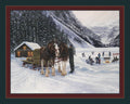 Western Magic at Lake Louise Panel Cotton Fabric