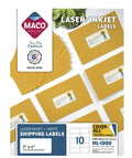 WHITE MAILING LABELS - 10 PER SHEET 2"x4" 100 sheets