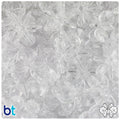 Wholesale Case 18mm SunBurst Plastic Beads - Transparent