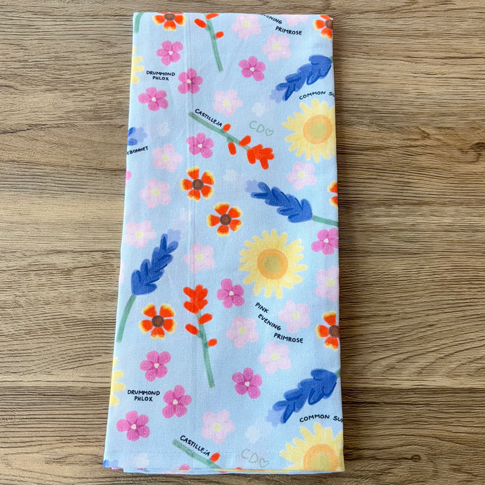 Wildflowers of Texas Tea Towel - Lyla's: Clothing & Gifts - Online and Rockwall Texas Boutique