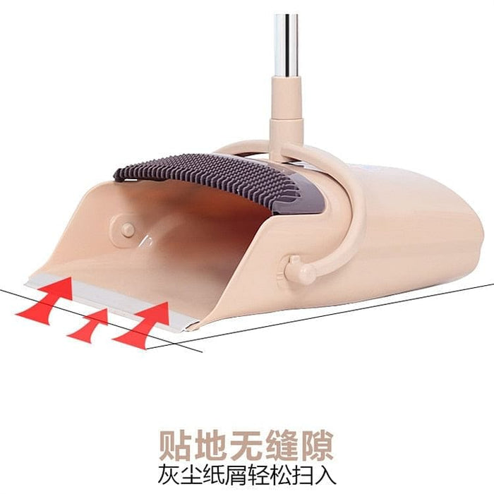Windproof Broom and Dustpan Set