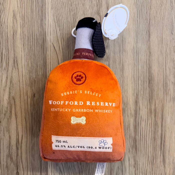 Woofford Reserve Bourbon Plush Dog Toy - Lyla's: Clothing & Gifts - Online and Rockwall Texas Boutique