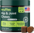 Wuffes Hip & Joint Chews for Dogs, 60ct - Glucosamine, Chondroitin & MSM - Pork Liver Flavor