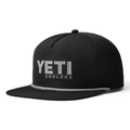 Yeti Flat Brim Rope Hat Black