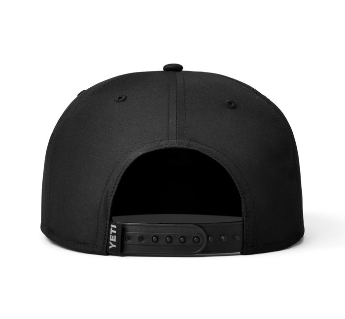 Yeti Flat Brim Rope Hat Black