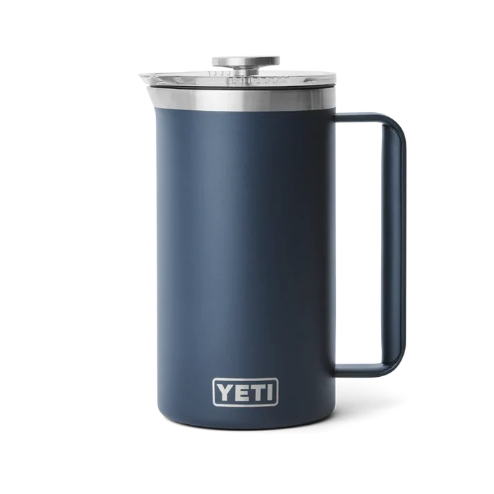 Yeti French Press With Lid - Navy