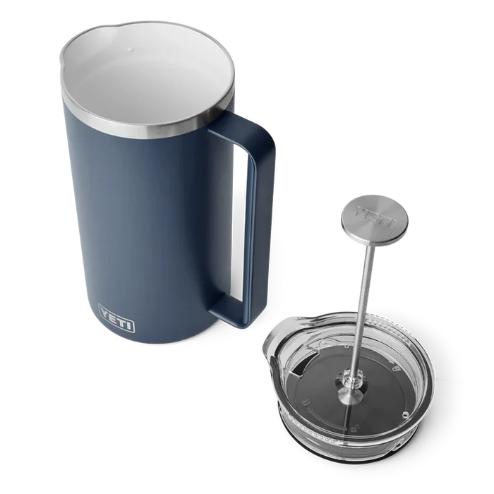 Yeti French Press With Lid - Navy