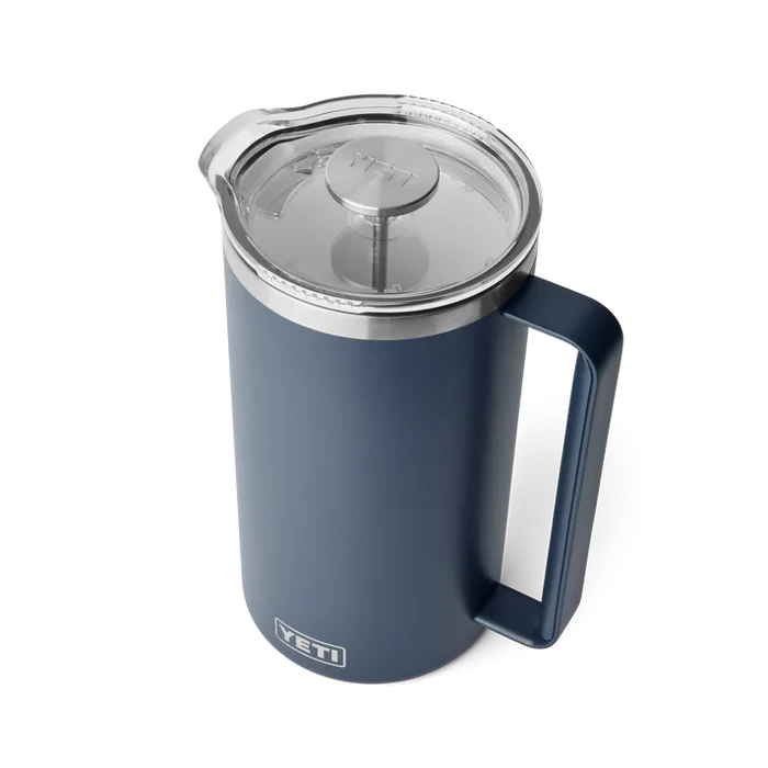 Yeti French Press With Lid - Navy